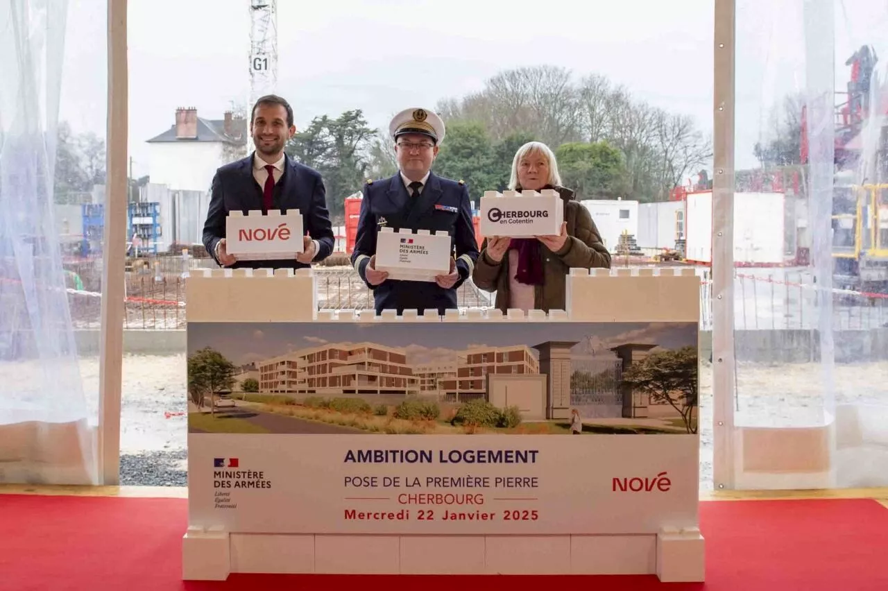 Que va devenir cet impressionnant chantier à l'entrée de Naval Group à Cherbourg ?