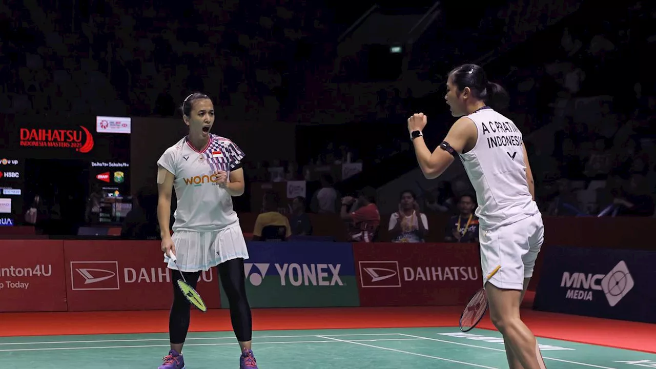 Hasil Indonesia Masters 2025: Menang Mudah, Ana/Tiwi ke Perempat Final