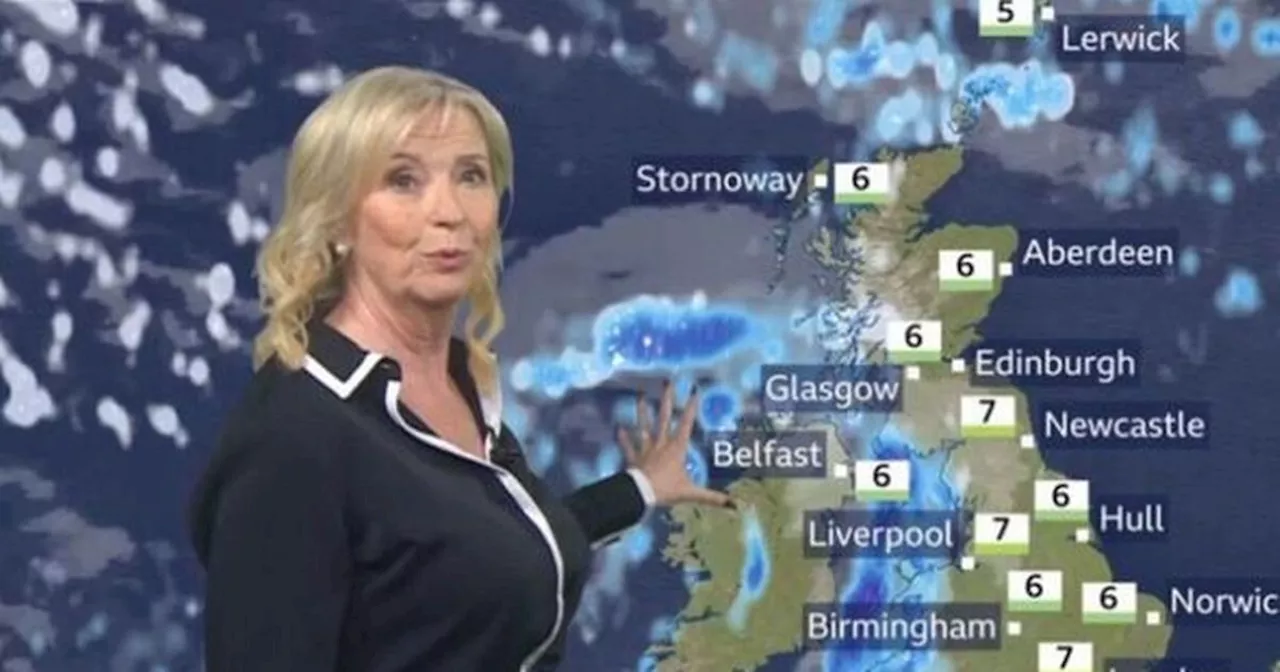 BBC Breakfast's Carol Kirkwood warns 'be prepared' as she issues 'severe' update