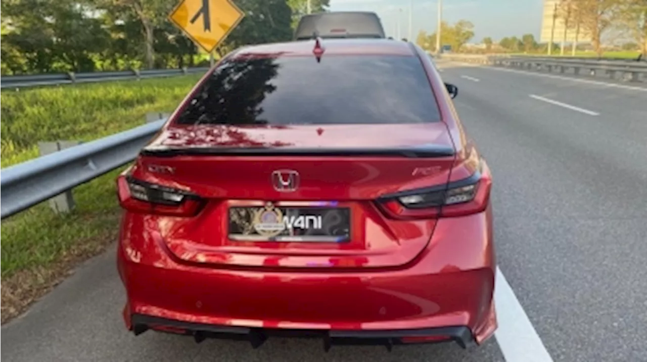 Personalised car plate leads to fine for woman in Kedah