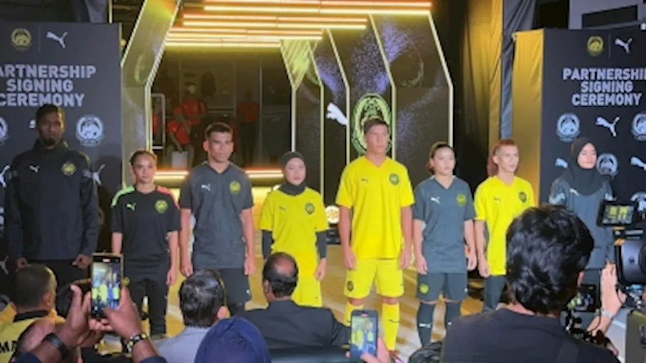 Yellow, black and ready for action: Harimau Malaya’s new jerseys are here