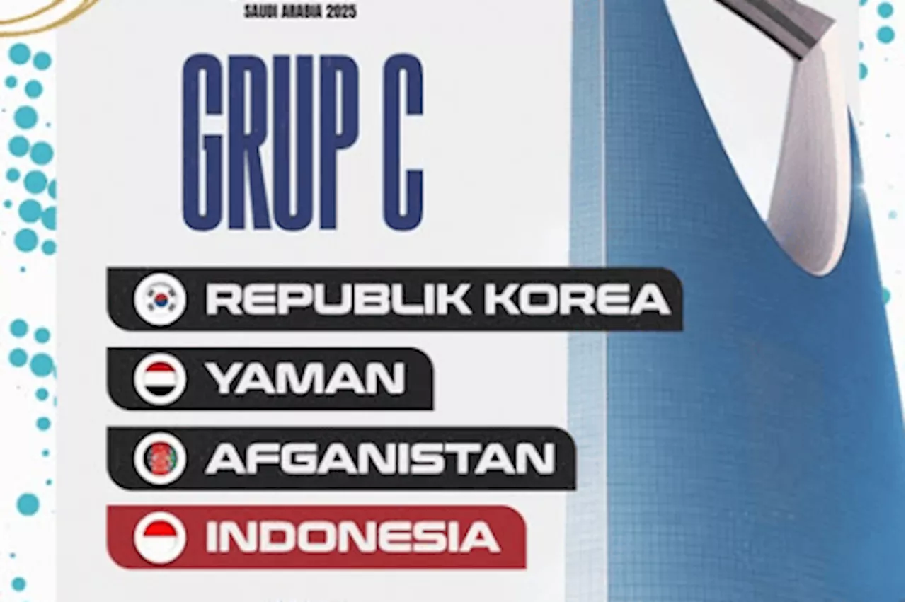 Hasil Drawing Piala Asia U-17 2025 Indonesia bersama Korea Selatan Masuk Grup C