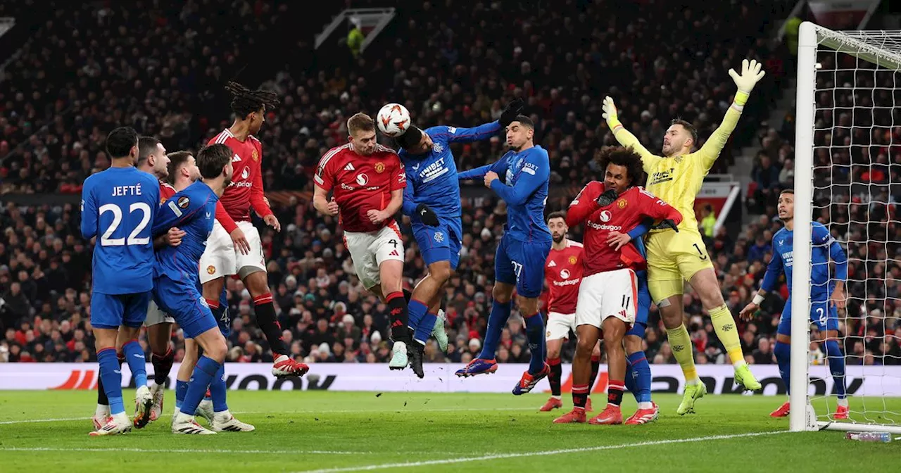 Manchester United vs Rangers live score and goal updates as Jack Butland howler puts United ahead