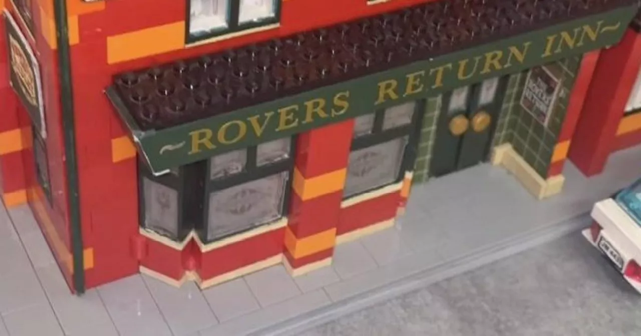 Cast amazed by Lego Coronation Street - and it's perfection