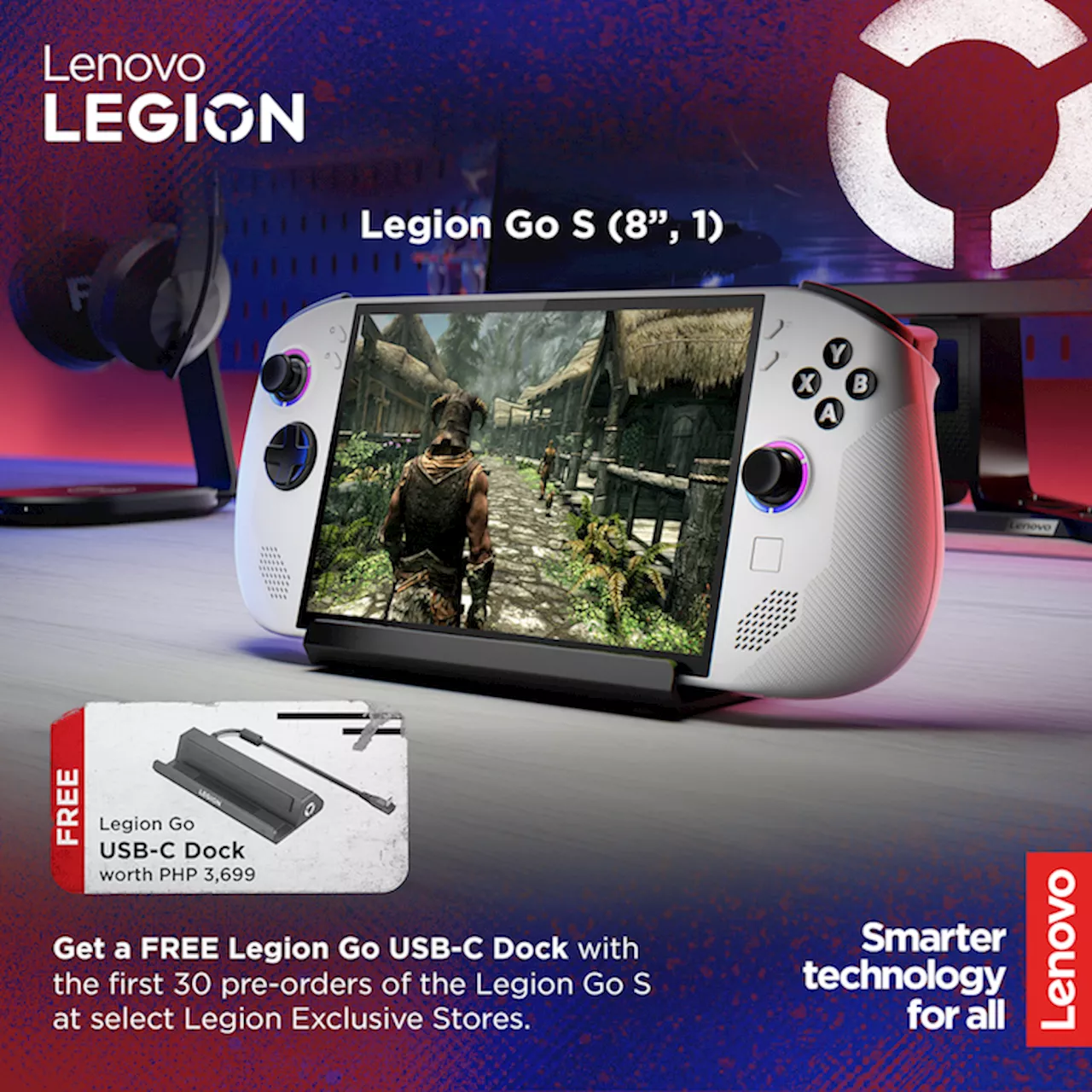 Level up your gaming with the Lenovo Legion Go S Pre-Order Promo