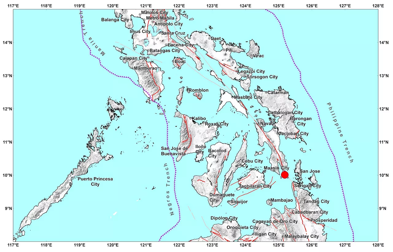 Magnitude-5.8 quake strikes Southern Leyte