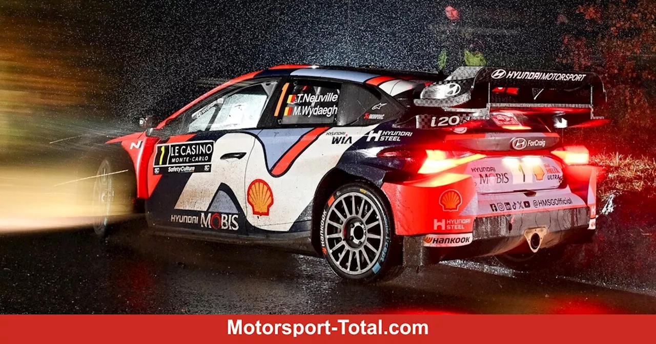 WRC Rallye Monte-Carlo 2025: Thierry Neuville führt nach Ogiers Fehler