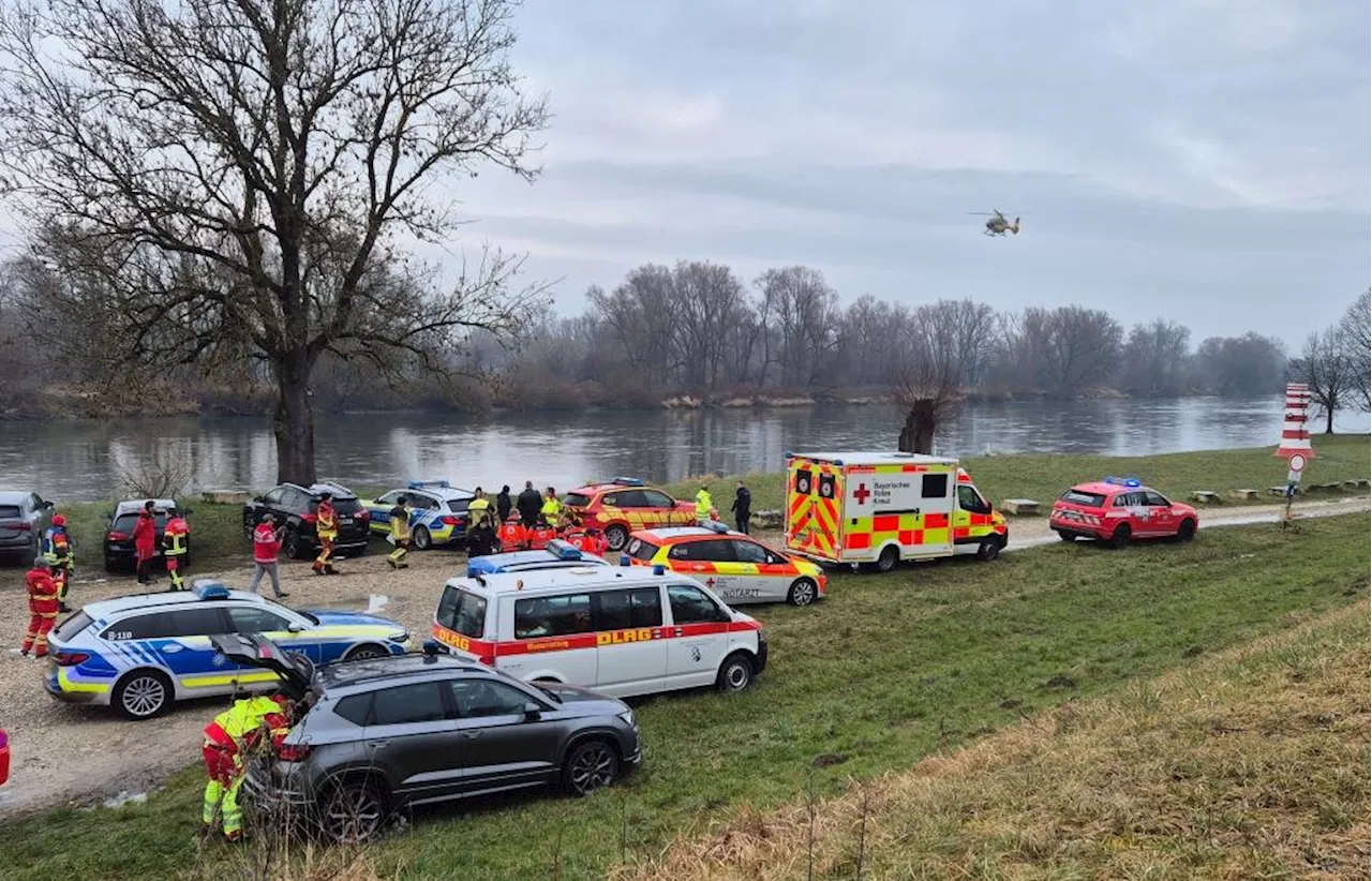 Großeinsatz an der Donau: Suche nach vermissten Mann