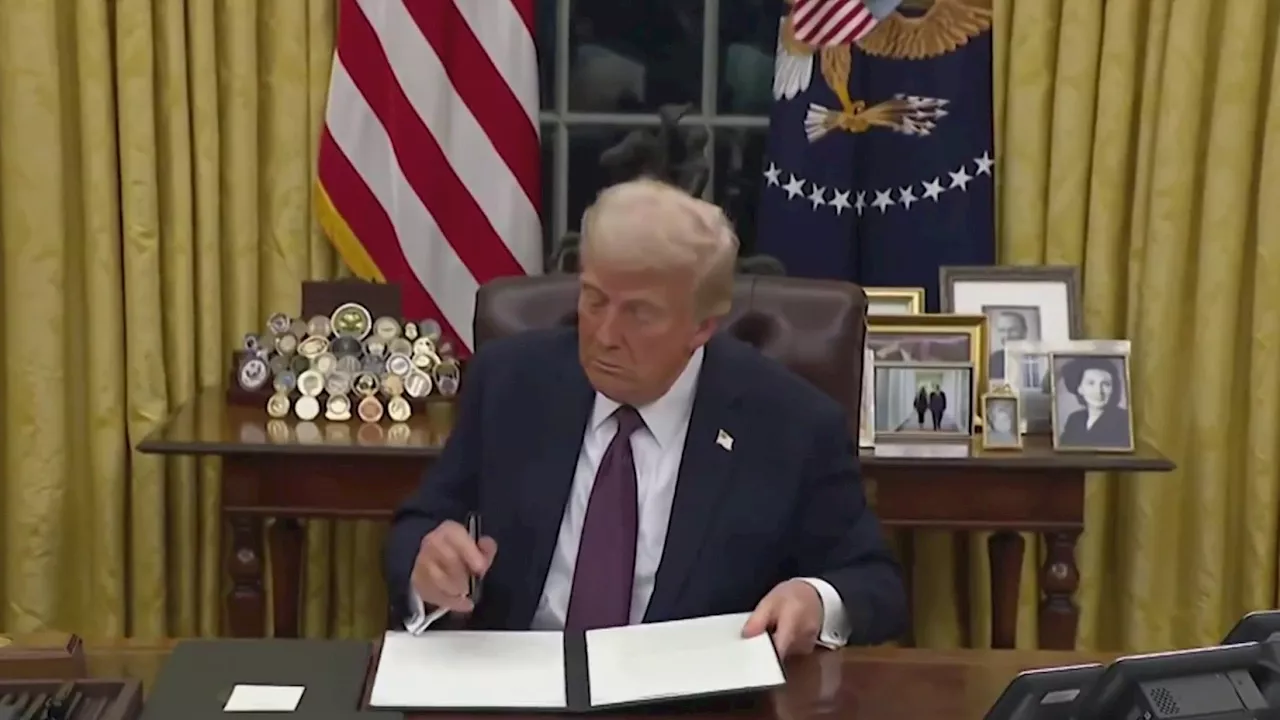 Everything Trump did in the first executive orders, actions of his presidency