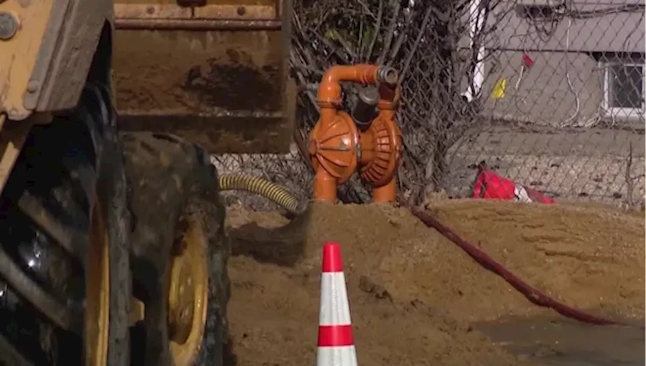 Multiple Water Main Breaks Flood Streets Across Long Island