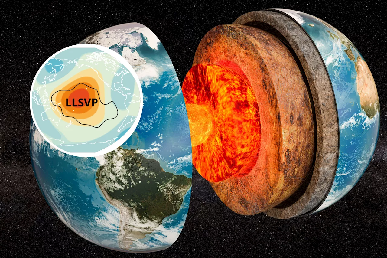 Mysterious 'Supercontinents' Inside Earth Challenge Mantle Theory