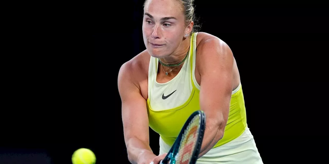 Sieg gegen Freundin: Sabalenka im Finale der Australian Open