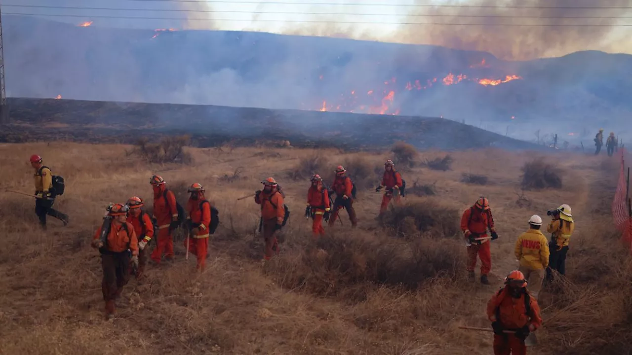 Sehr windig und sehr trocken: Neuer Waldbrand bei Los Angeles breitet sich aus