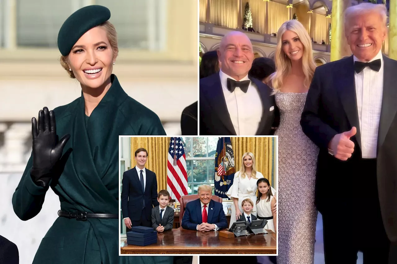 Ivanka Trump praises 'legends' Joe Rogan and her father Donald in pre-inauguration picture