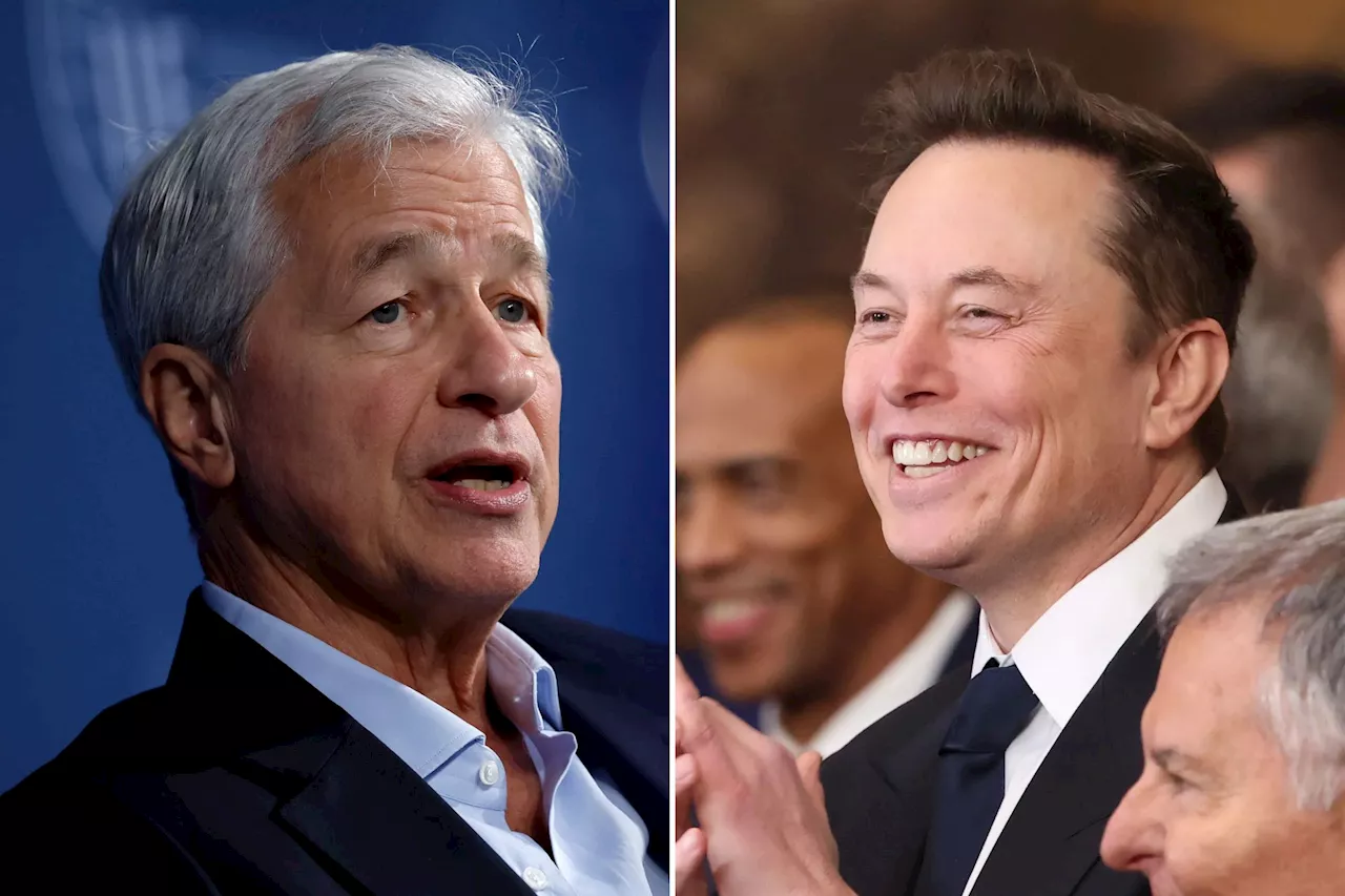 JPMorgan Chase CEO Jamie Dimon says he 'hugged it out' with Elon Musk after earlier clashes