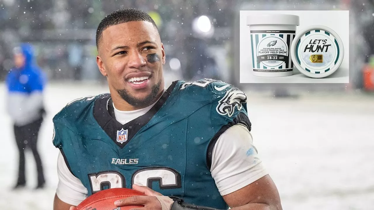 Philadelphia Eagles Fans kaufen Schnee vom Spiel gegen die Rams