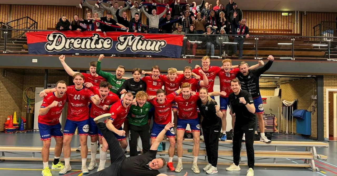 Handballers Unitas plaatsen zich voor landelijke beker: 'Moet een feestje in Rolde worden'