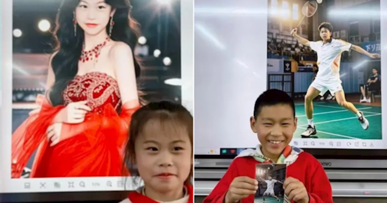 Chinese Teacher Creates AI Portraits Of Students To Inspire Them To Achieve Their Dreams