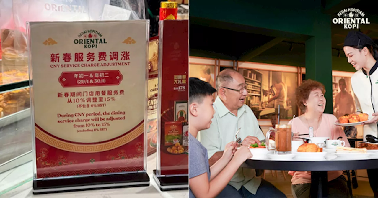 Oriental Kopi Scraps Plan For 5% Extra Service Charge During CNY Following Public Backlash