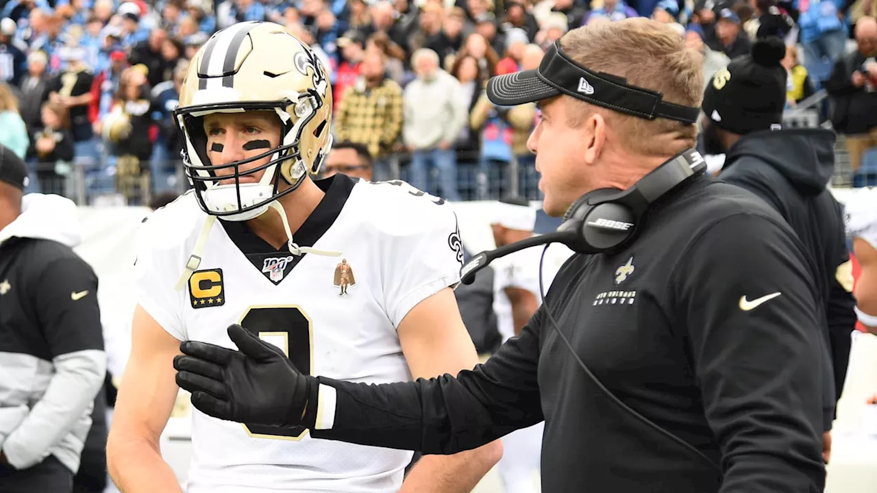 Sean Payton Cryptically Questions Nick Saban's Story of Dolphins' Drew Brees Pursuit