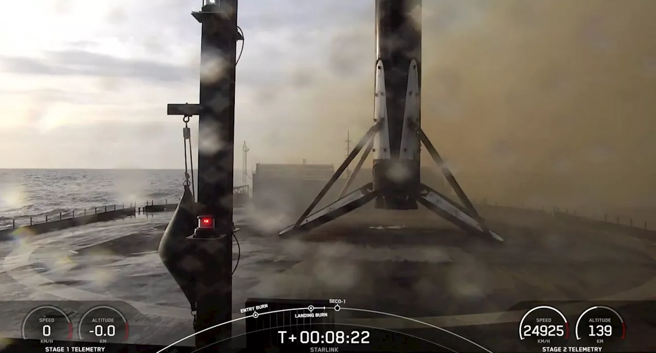 SpaceX Marks 400th Orbital Rocket Landing with Starlink Mission