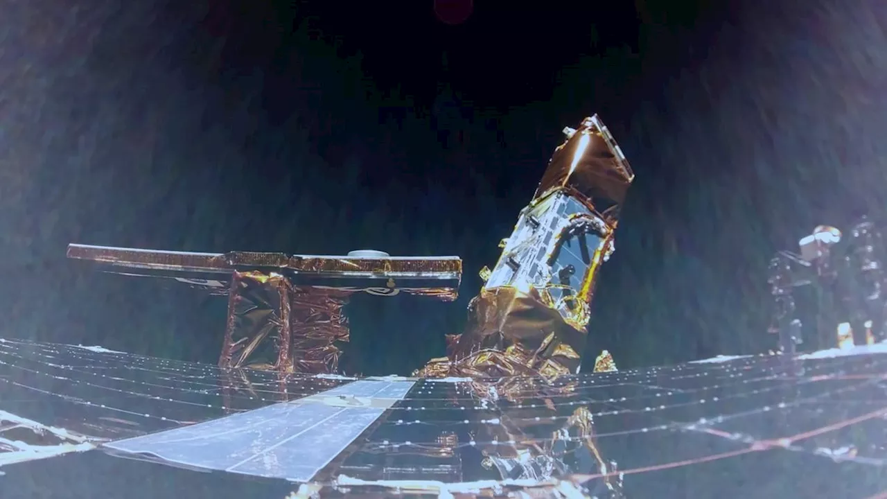 Watch Firefly Aerospace's Blue Ghost moon lander witness an eclipse from space (video)