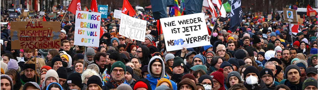 Schwerpunkt Demos gegen rechts