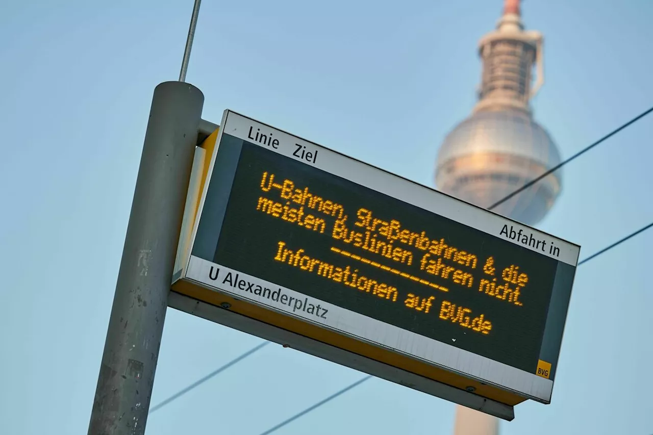 Tarifstreit im Berliner Nahverkehr: Fahrgastlobby kritisiert BVG-Streik