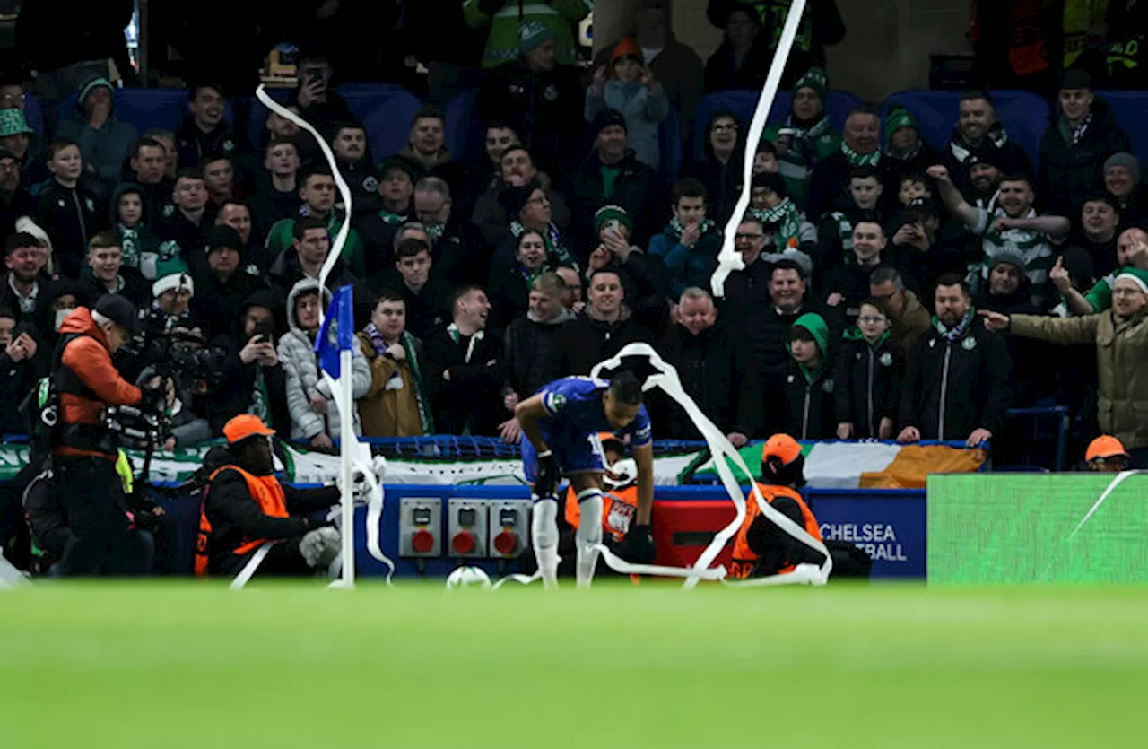 Uefa issue fines worth €18,000 to Shamrock Rovers for fan behaviour away to Chelsea