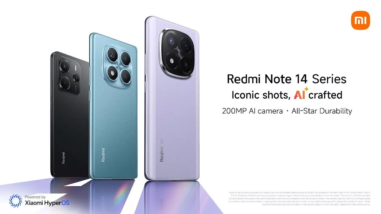 Xiaomi unveils Redmi Note 14 series: Where pro-grade photography meets all-star durability