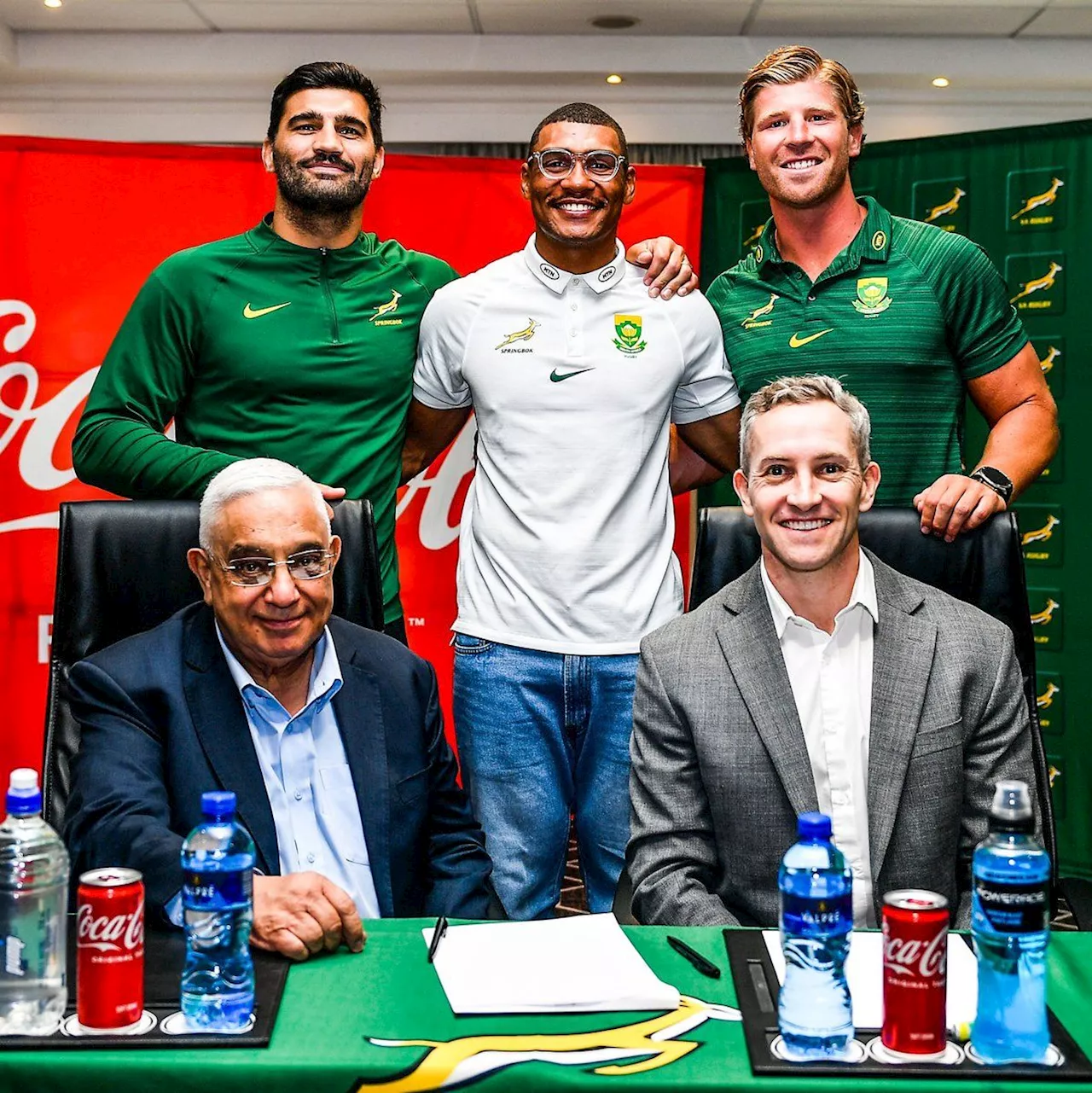Springboks join forces with Coca-Cola in ground-breaking partnership