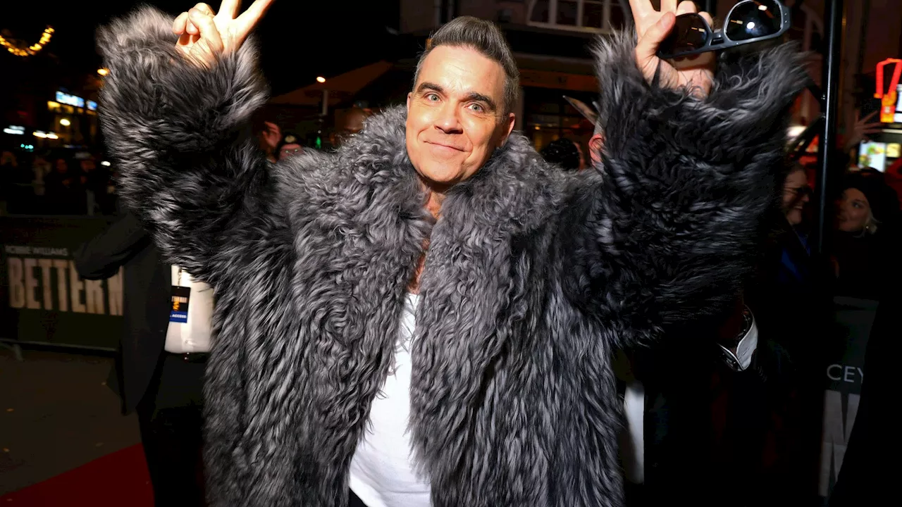 Robbie Williams on brink of making UK chart history after film biopic Better Man bombs at box office...