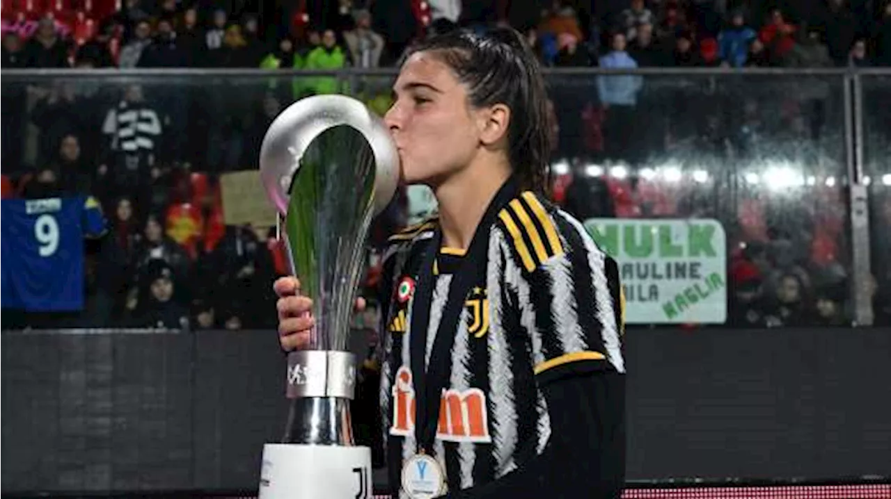 Cantore rinnova con la Juventus Women fino al 2028: 'Questa è casa mia, sono felice'