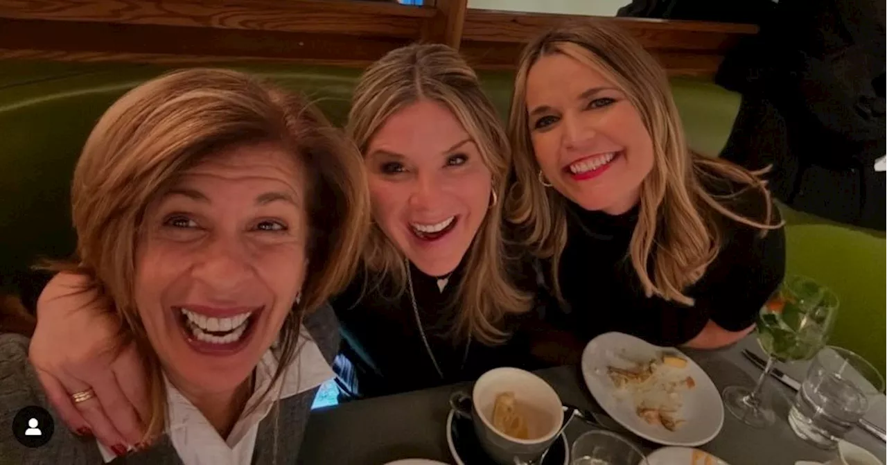 Hoda Kotb Reunites With Jenna Bush Hager, Savannah Guthrie After Today Exit