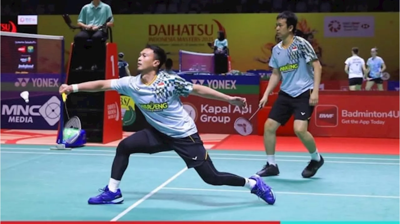 Hasil Indonesia Masters 2025: Ahsan/Hendra Tumbang dan Resmi Pensiun, Fajar/Rian ke Perempat Final