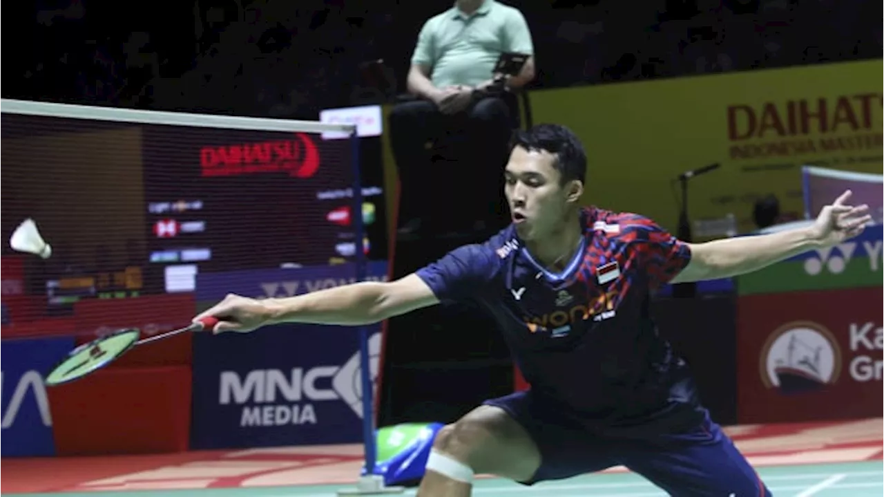 Hasil Indonesia Masters 2025: Jonatan Christie Mengganas Lagi, Jagoan Taiwan Jadi Korban