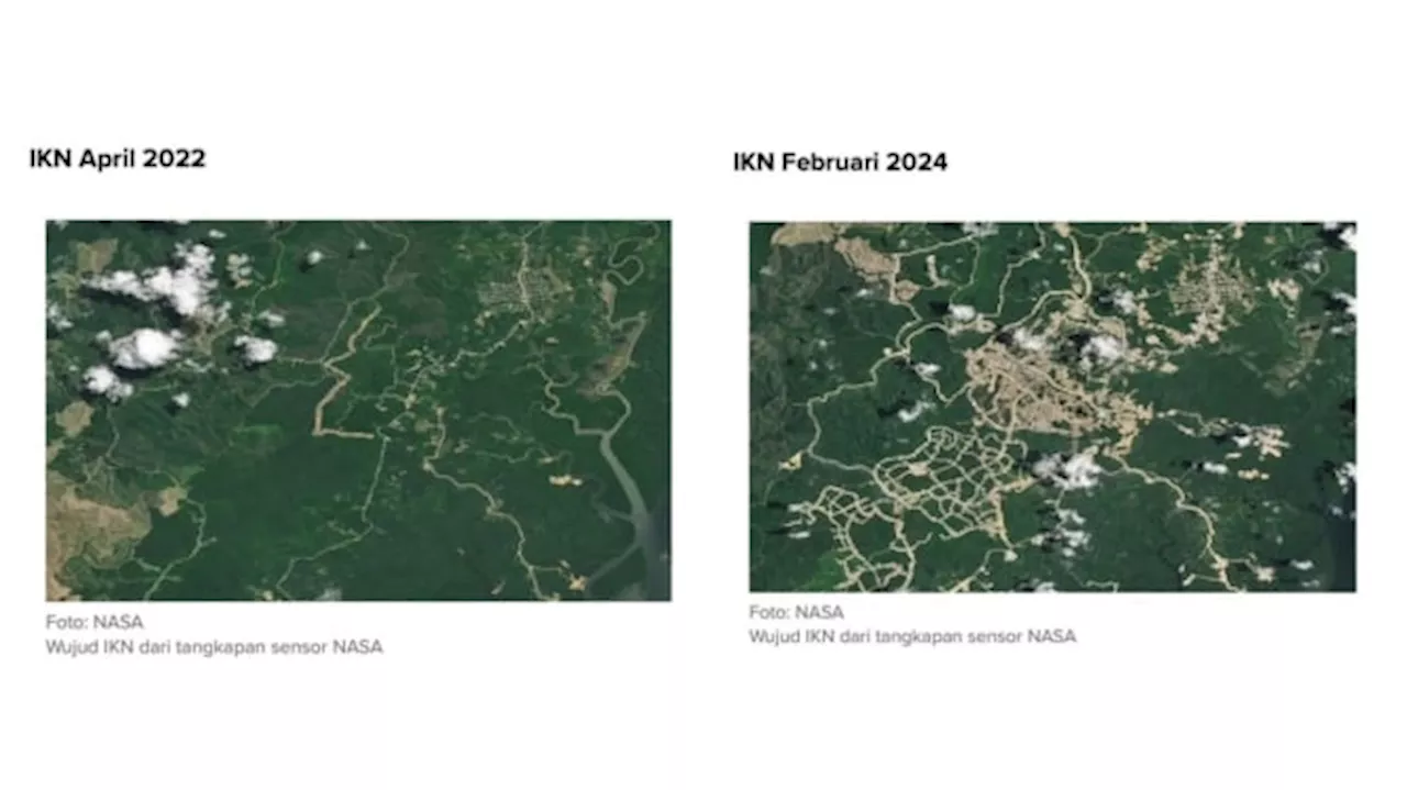 NASA Bocorkan Perubahan IKN dari Tahun 2022 dengan 2024, Berubah Drastis!