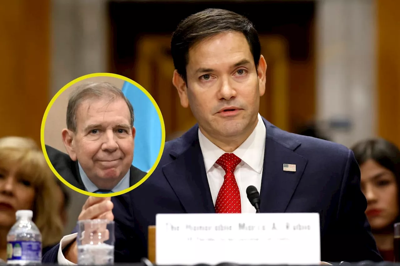 Marco Rubio, secretario de Estado de EE.UU., conversó con Edmundo González: ¿de qué hablaron?