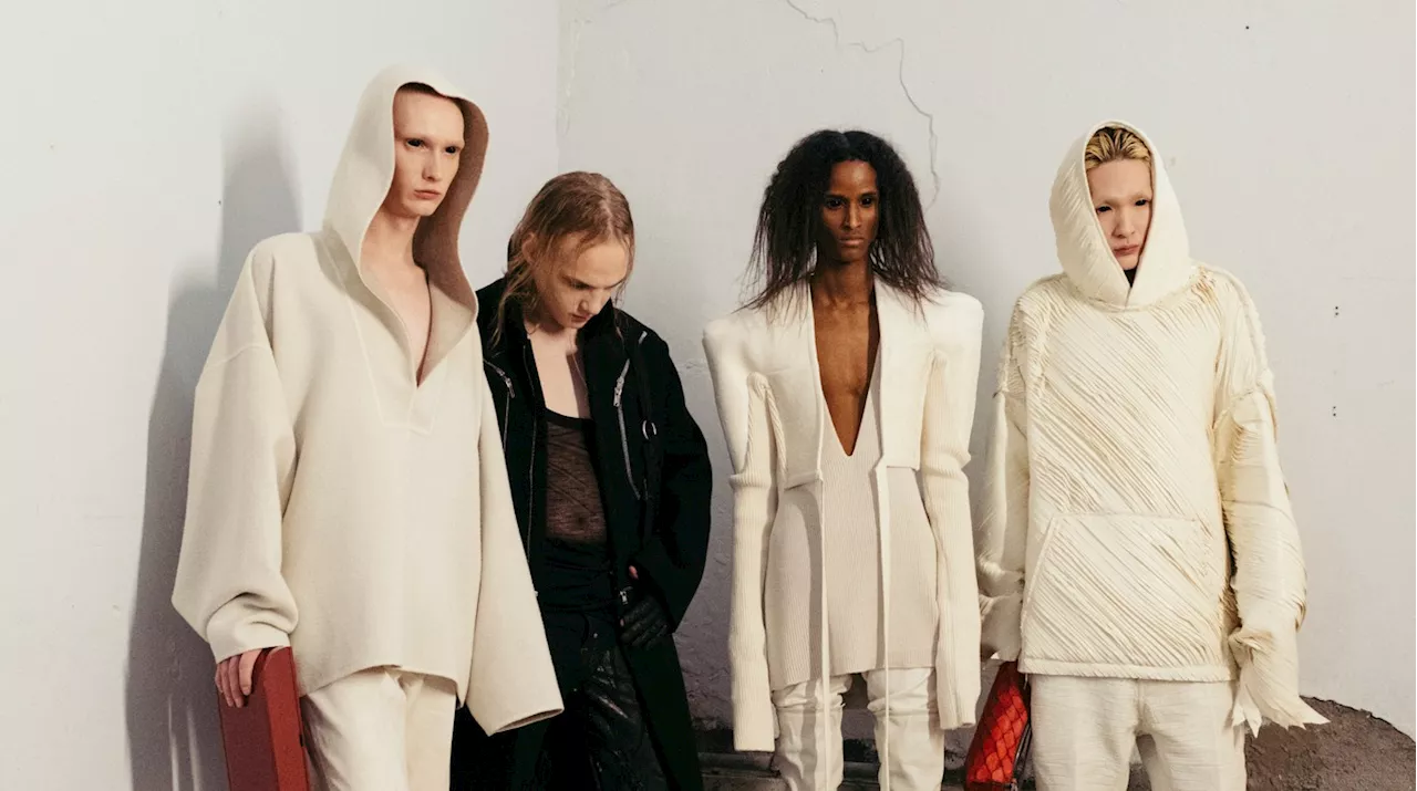 Rick Owens’ Fall 2025 ‘Essentials’ Include Thermals and Bronze Luggage