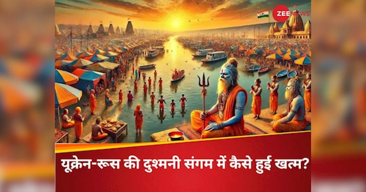 महाकुंभ ने मिटाई यूक्रेन-रूस की दुश्मनी! संगम पर एक ही मंच पर बह रही प्रेम की गंगा