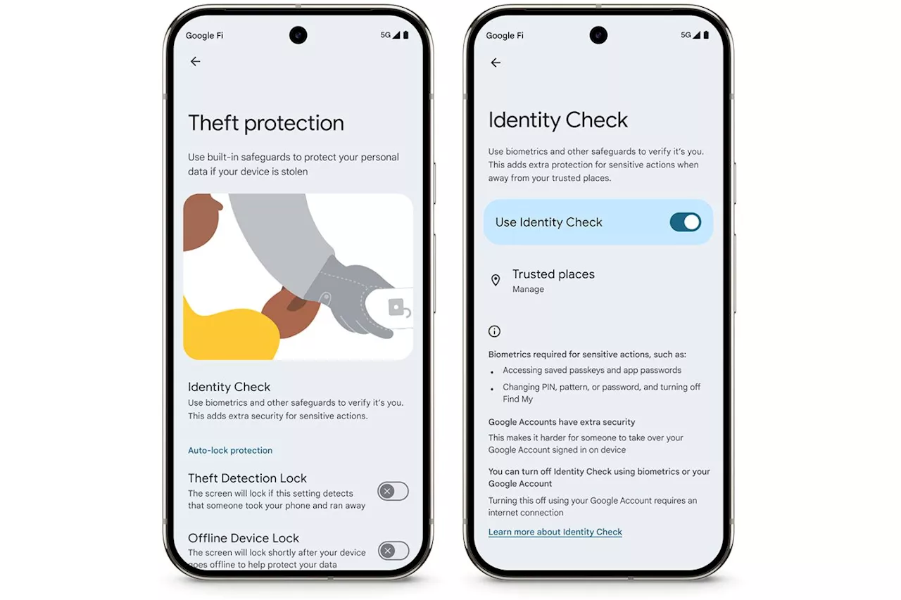 Google Renforce la Protection Antivol Intégrée à Android