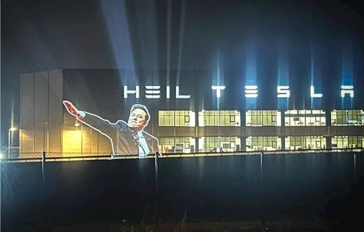 Projettion controversée d'Elon Musk sur une usine Tesla en Allemagne