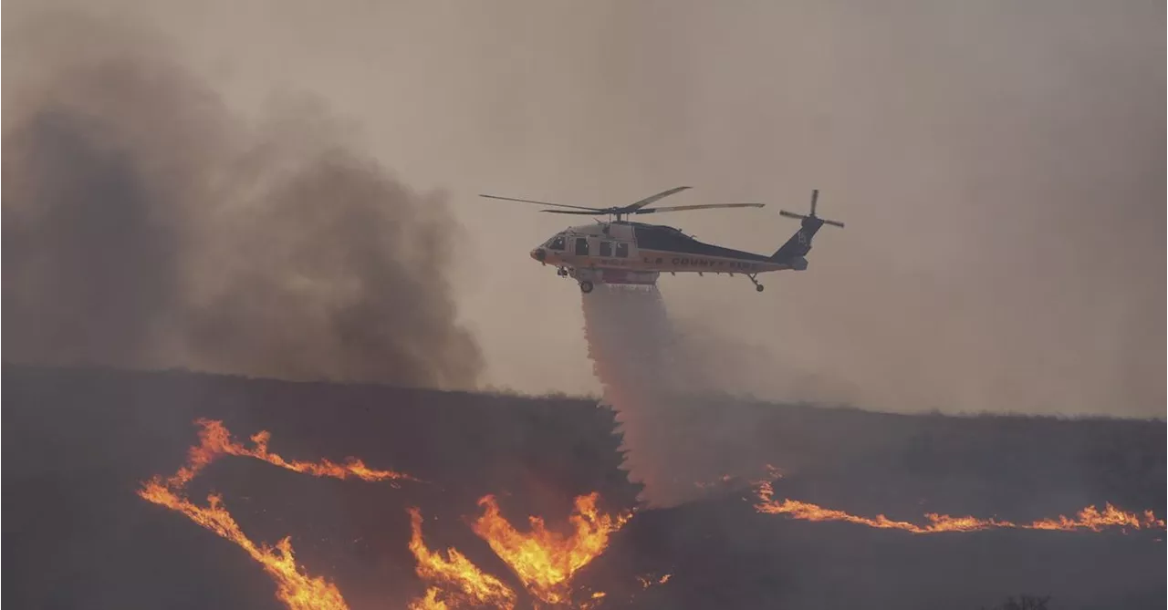 Water Drops Help Contain California Wildfire as New Blaze Forces Evacuations