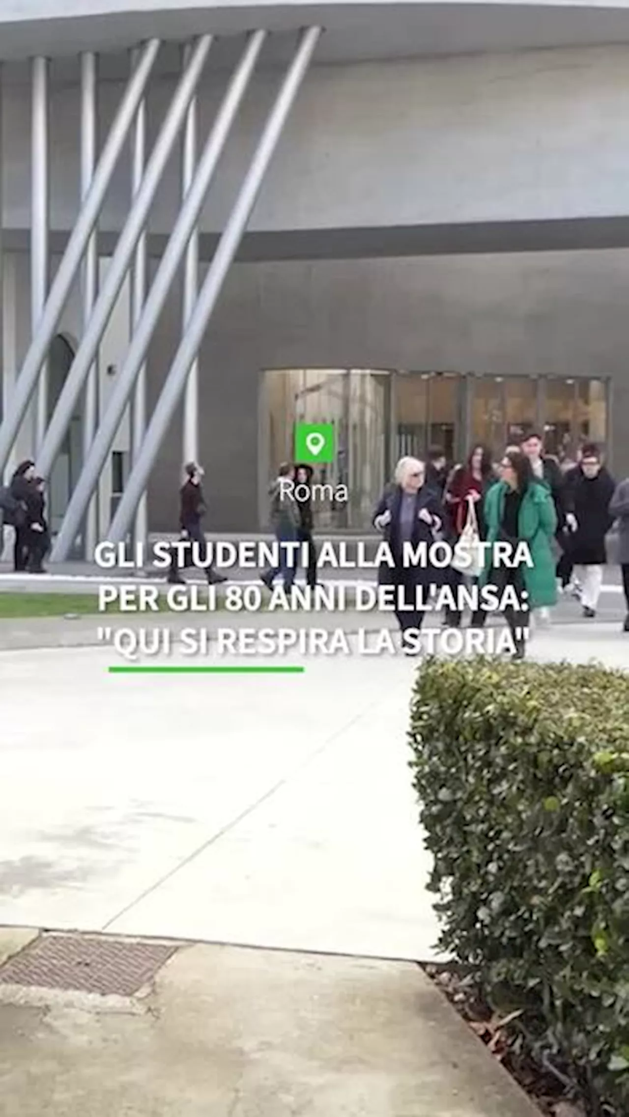 Ansa80, gli studenti apprezzano: 'Qui si respira la storia'