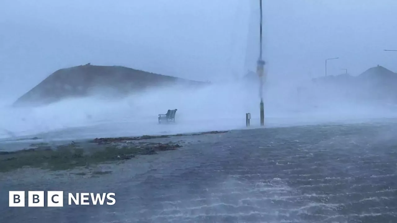 Scottish Coastal Town Battered by Severe Storm