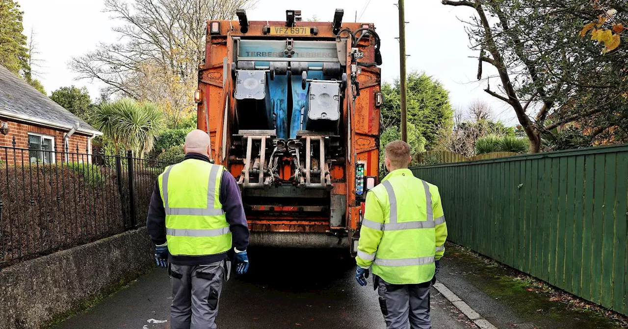 Belfast council issues update on missed bin collections due to Storm Eowyn