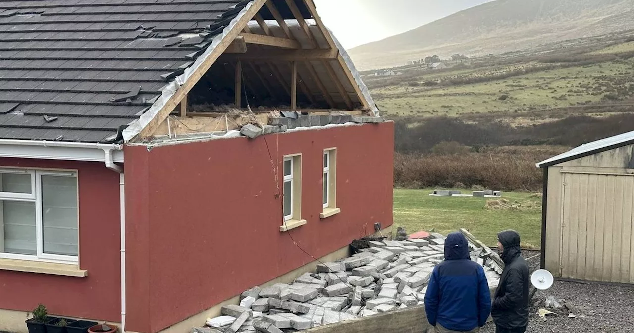 Couple 'Very Lucky to be Alive' After Storm Eowyn Rips Gable Off Home