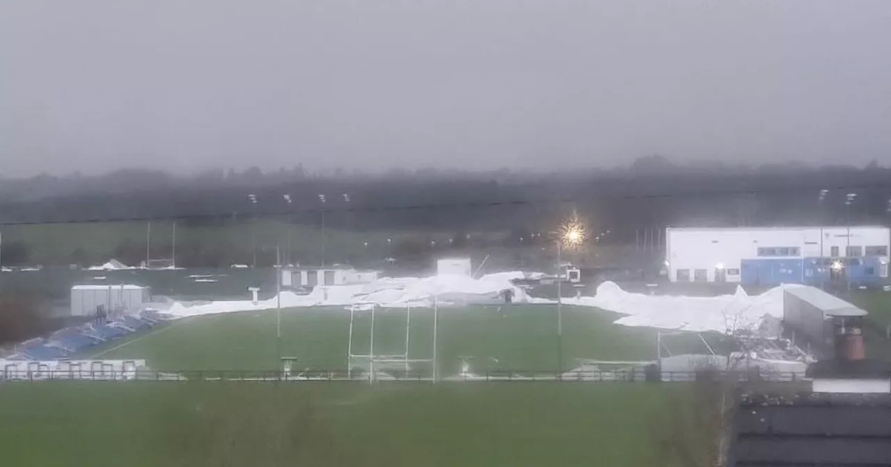 Storm Eowyn Devastates Connacht GAA Air Dome