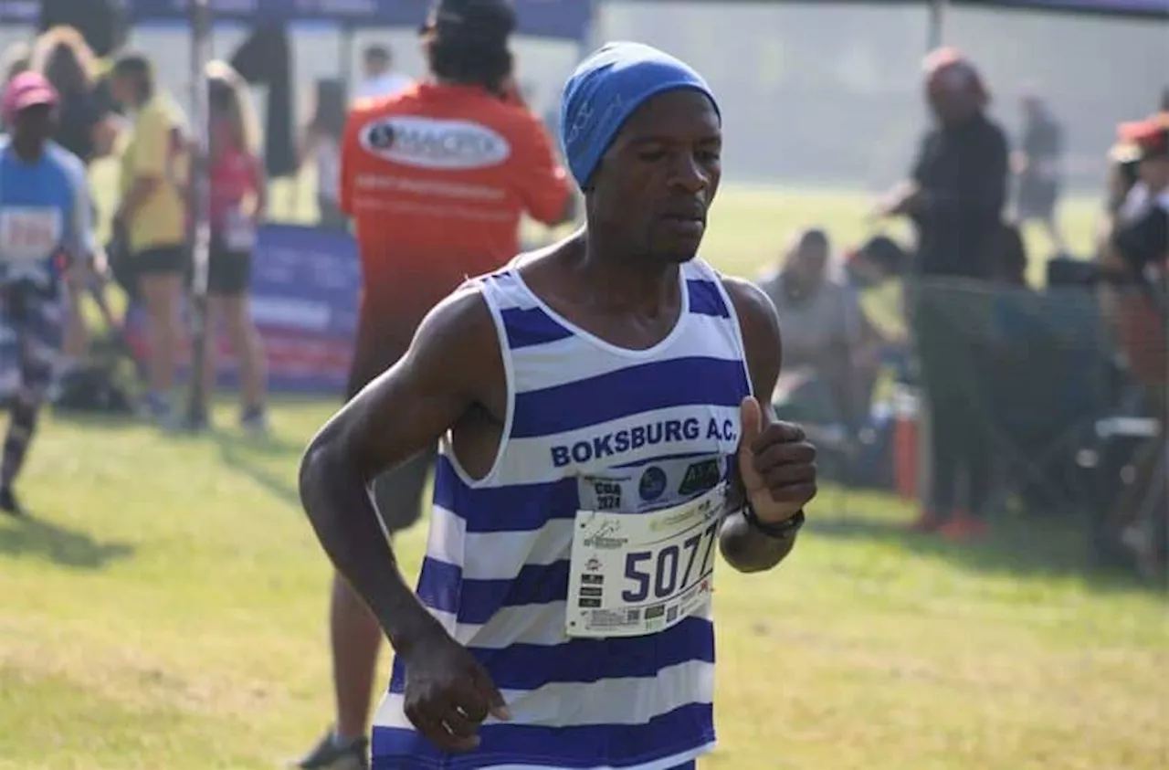 Boksburg Athletic Club Runner Paul Kasu Tests Fitness at Springs Striders Race