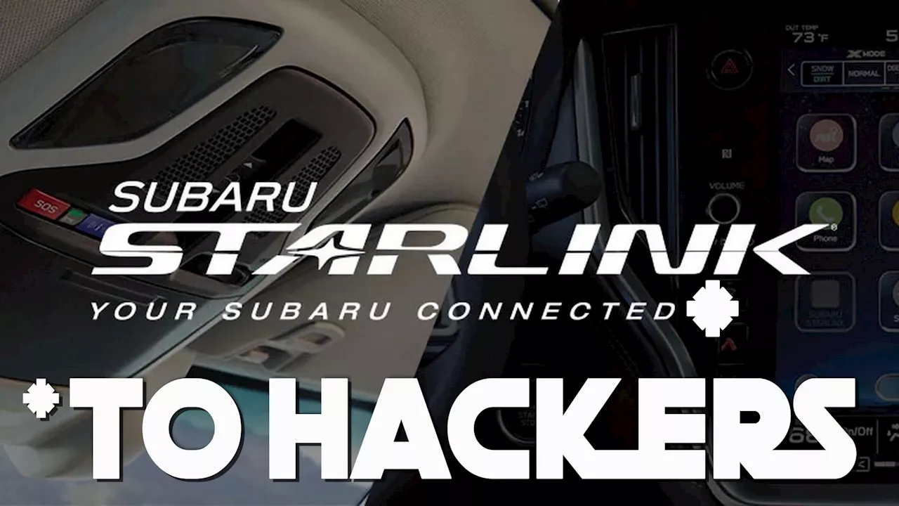 Subaru Starlink Flaw Exposed User Data for a Year